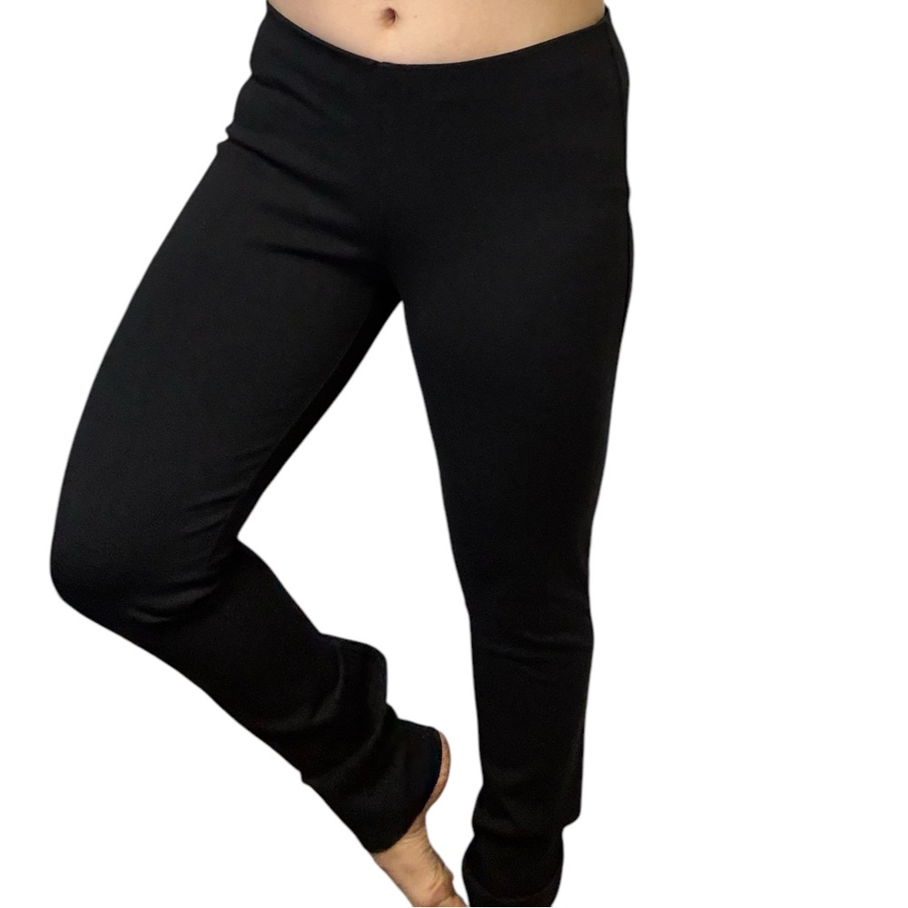Eileen Fisher Classic Black Women's Pants Elastic Waist Lightweight NEW Size XS